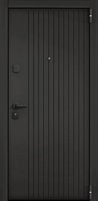 S.OMEGA PRO PP, Панель MDF с ПВХ покрытием, OP-L1, ПВХ Черная шагрень в Брянске
