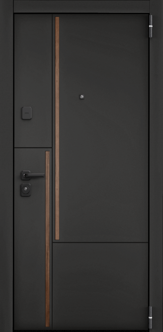 S.OMEGA PRO PP, Панель MDF с ПВХ покрытием, OP-SH1, ПВХ Черная шагрень в Брянске