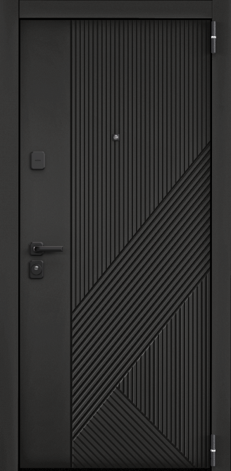 TAU PRO PP, Панель MDF с ПВХ покрытием, T-DL6, ПВХ Черная шагрень в Брянске